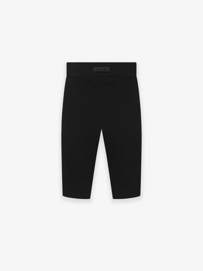 Womens Essentials Biker Short Jet Black
