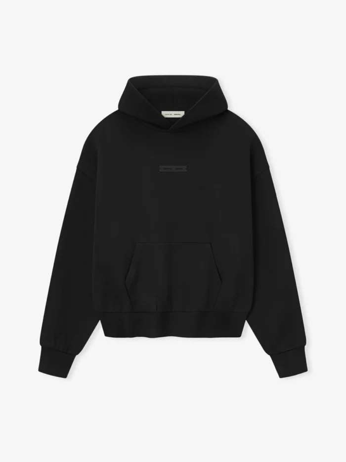 Black Essentials Hoodie