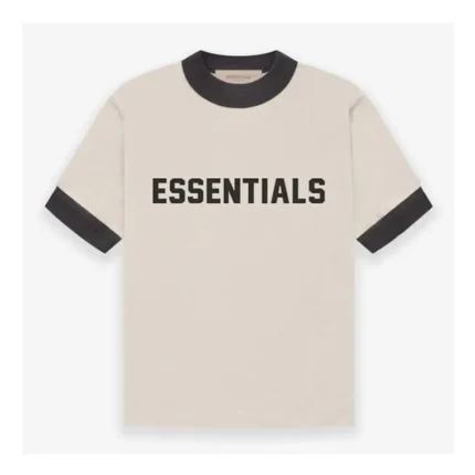 Essentials Kids V-Neck Wheat T-Shirt