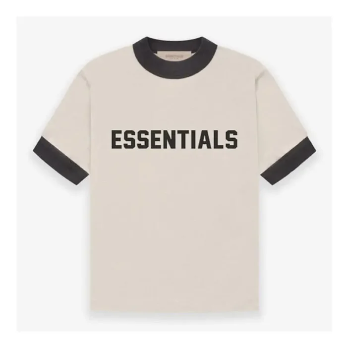 Essentials Kids V-Neck Wheat T-Shirt