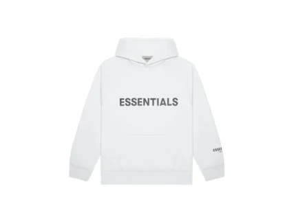 Essentials White Hoodie