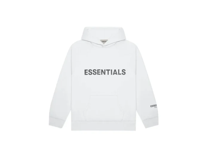 Essentials White Hoodie