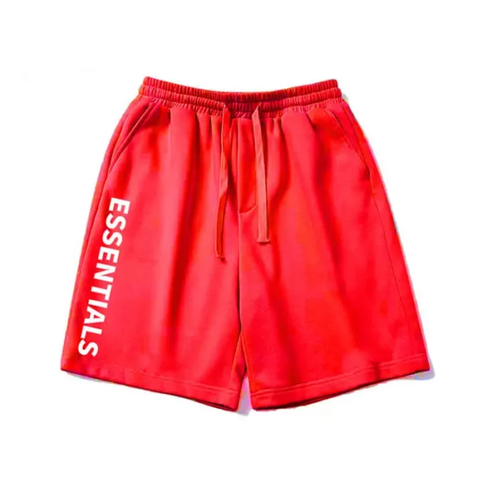 Red Essentials Sweat Shorts